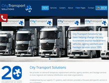Tablet Screenshot of citytransportsolutions.com